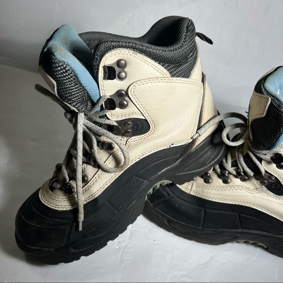NWOT Alpine Design Summit Cream Leather Waterproof Snow/Hiking Boots Size 8 - Picture 10 of 16